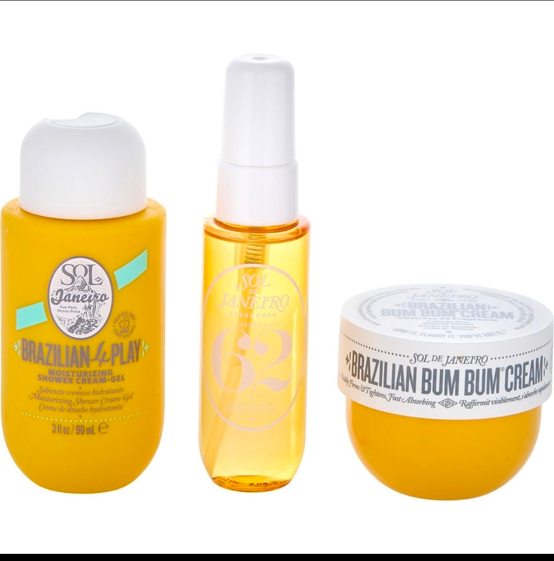Sol de Janeiro Brazilian Bum Bum Jet Set 3 Piezas
